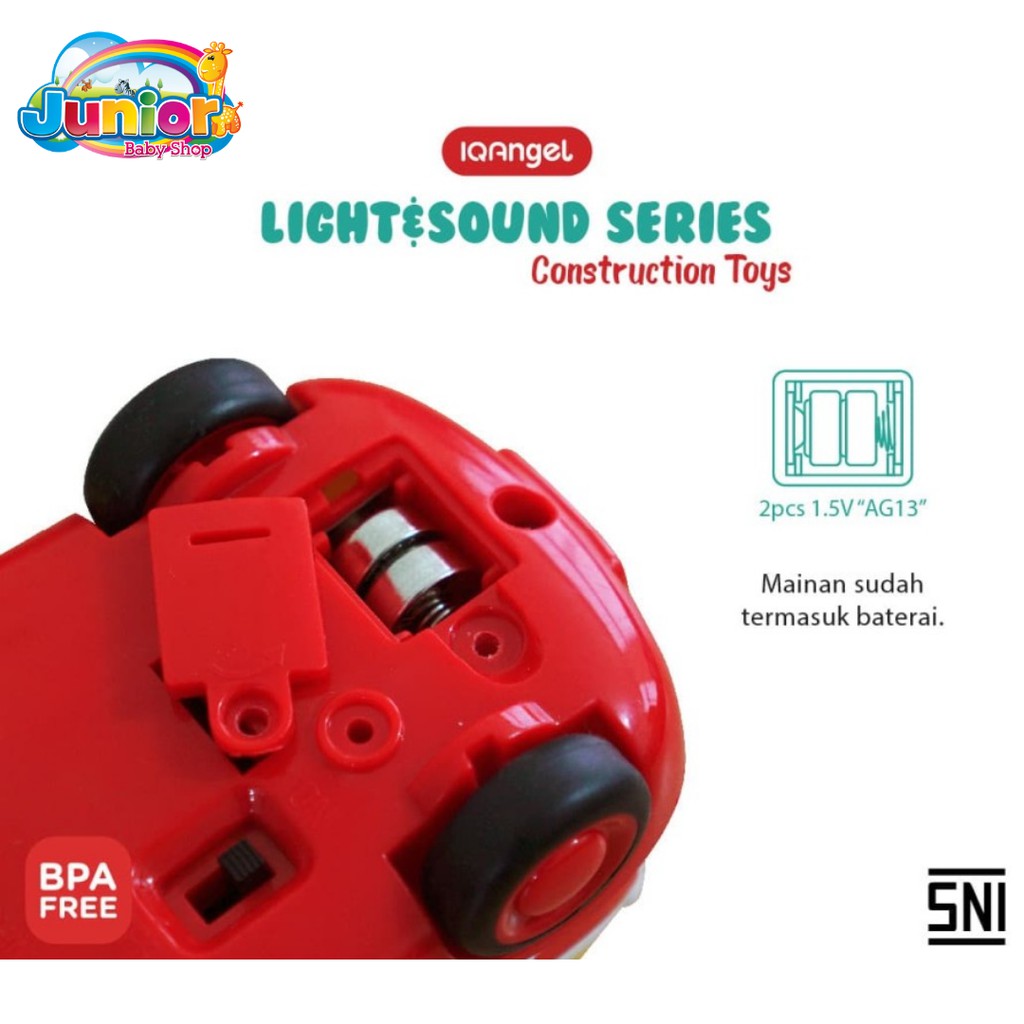 IQ Angel Light&amp;Sound Construction Truck Toys