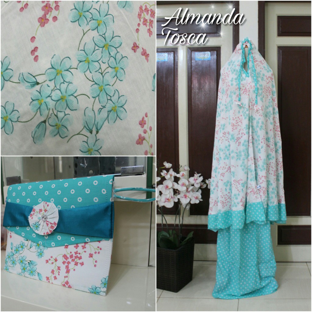 Mukena Bali Almanda Pink, Mukena Katun