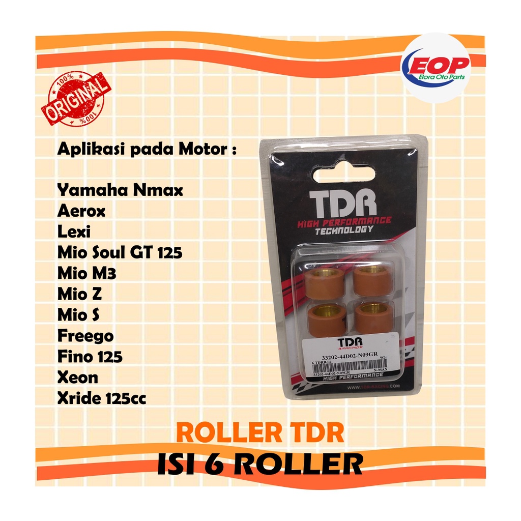 roller tdr racing nmax  aerox  lexi original