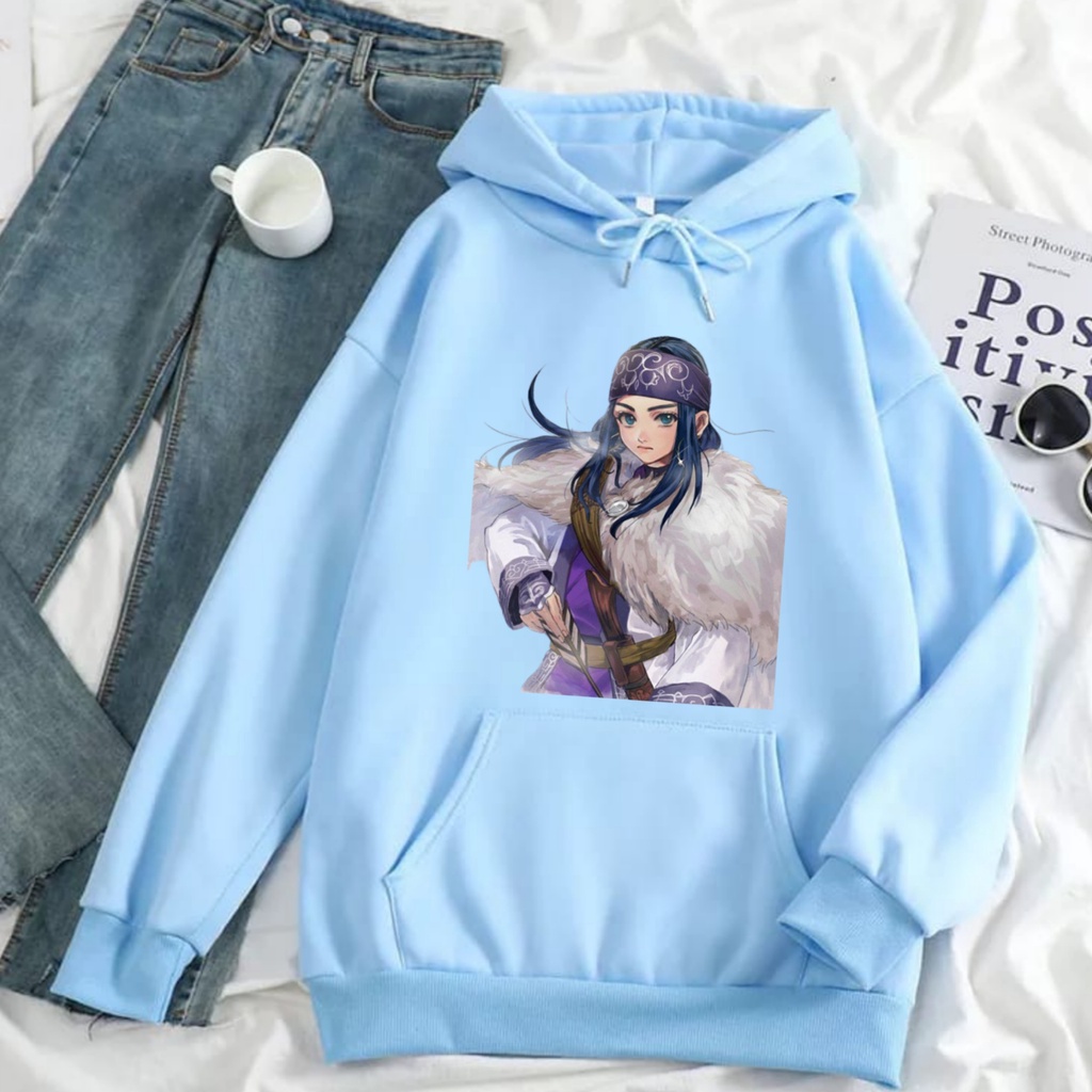 Hoodie Sweater Anime Golden Kamuy Season 4 Asirpa Saichi Suaimoto Hyakunosuke Ogata Shinpachi Nagakura Pria Wanita Hoodie Anime Oversize Xxl Murah Sweater Anime Wanita Anak Baju Atasan Golden Kamuy