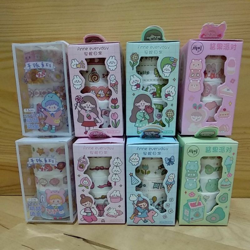 

Washi Tape/ Selotip bergambar 4/5pcs