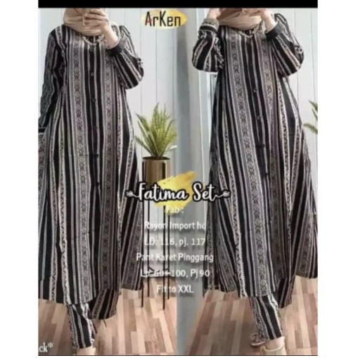 ONE SET JUMBO MALIKA TUNIK/RAYON JUMBO/FASHION WANITA/COD/uncu83