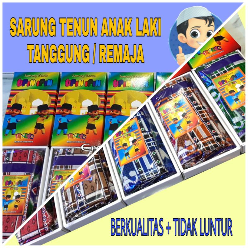 SARUNG TENUN SAMARINDA ANAK TANGGUNG •COD√