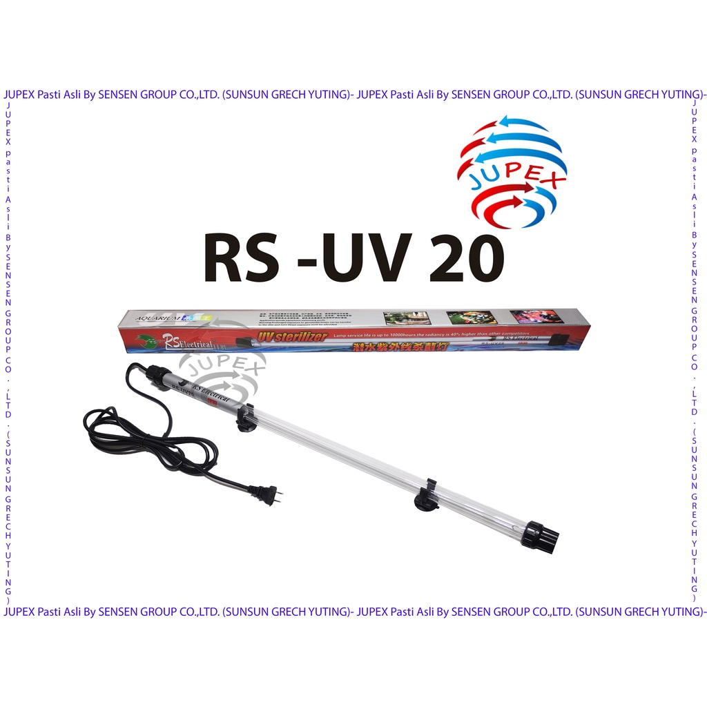 LAMPU UV STERILIZER KOLAM RSELECTRICAL RS UV 20 LAMPU UV KOLAM 20 WATT