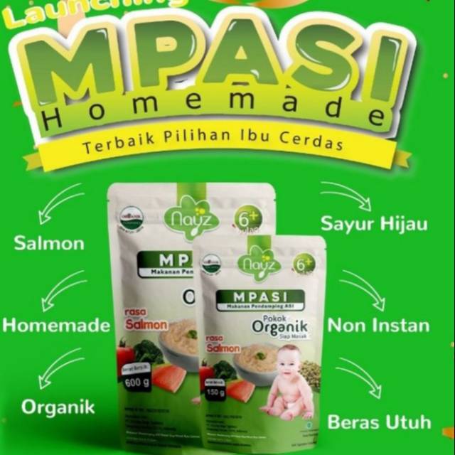 NAYZ MPASI Homemade  Organik Bubur Bayi Non Instant Homemade Organic