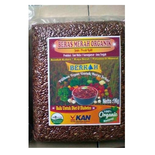 

BERAS MERAH ORGANIK 1 KG