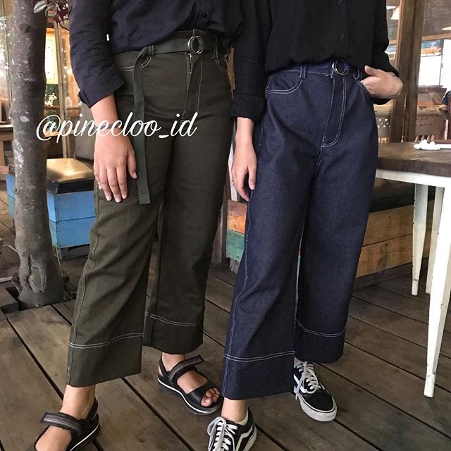 Kulot Jeans Nava Resleting Depan S-XXXL