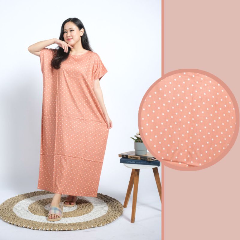 daster bali habel verell panjang semata kaki rayon premium baju tidur murah-K33