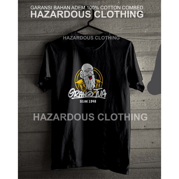 Kaos Polos Kaos Distro Oblong Anggur Cap Orang Tua Baru Shopee