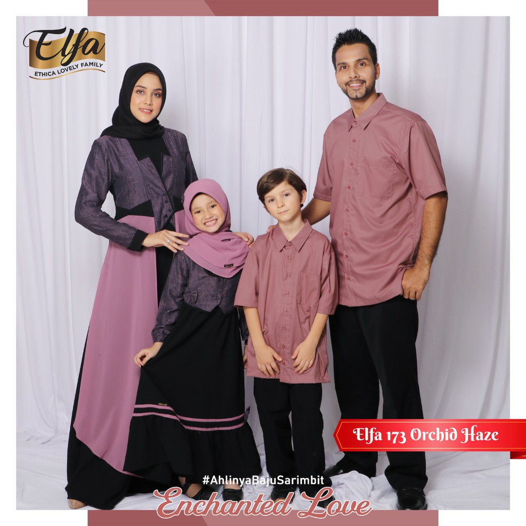Ethica - Sarimbit Kondangan Elfa 173 Orchid Haze - Kagumi 180 - Kids 71 - Kahfi 143 - Kids 105