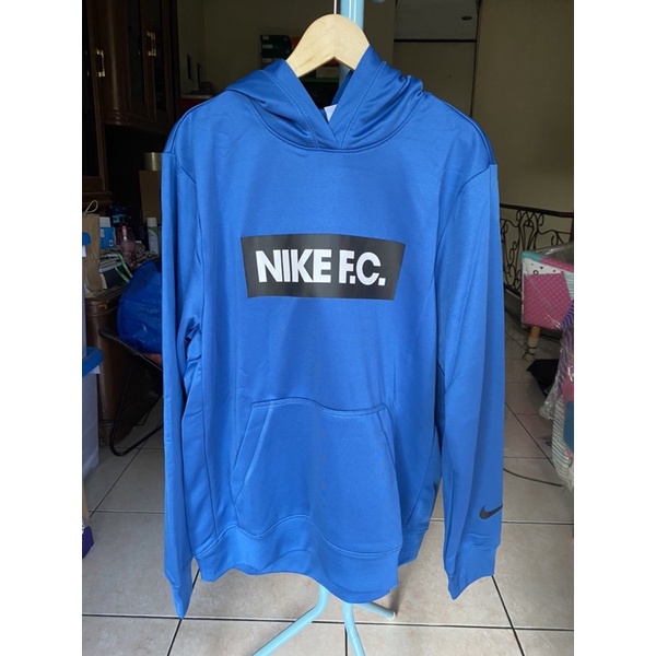 Nike Hoodie Dri-fit Nike FC Libero Dark Marine Blue BARU ORIGINAL 100%