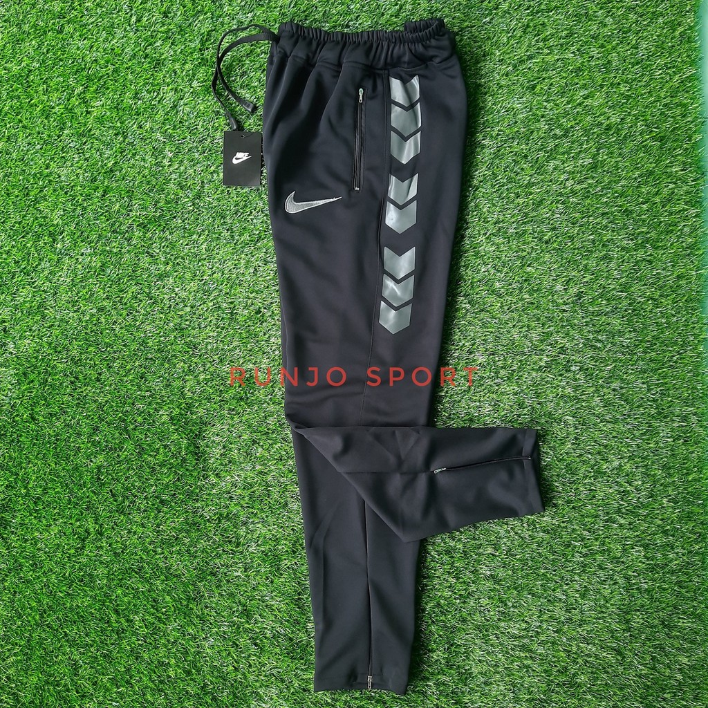 Jogger Celana - Trackpants Nike Sweatpants -  Joger Pants Training Panjang hitam Pria Wanita - ABW