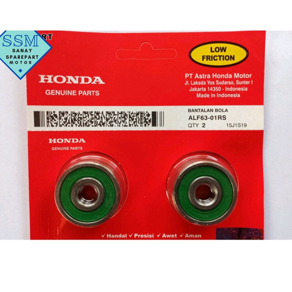 Bearing 6301 RS / Laher 6301 / Lahar Supra Grand / Bearing Honda Grand