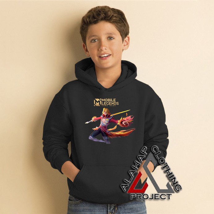 HOODIE ANAK SWEATER JAKET ANAK MOBILE LEGEND BANG BANG CHARACTER LING