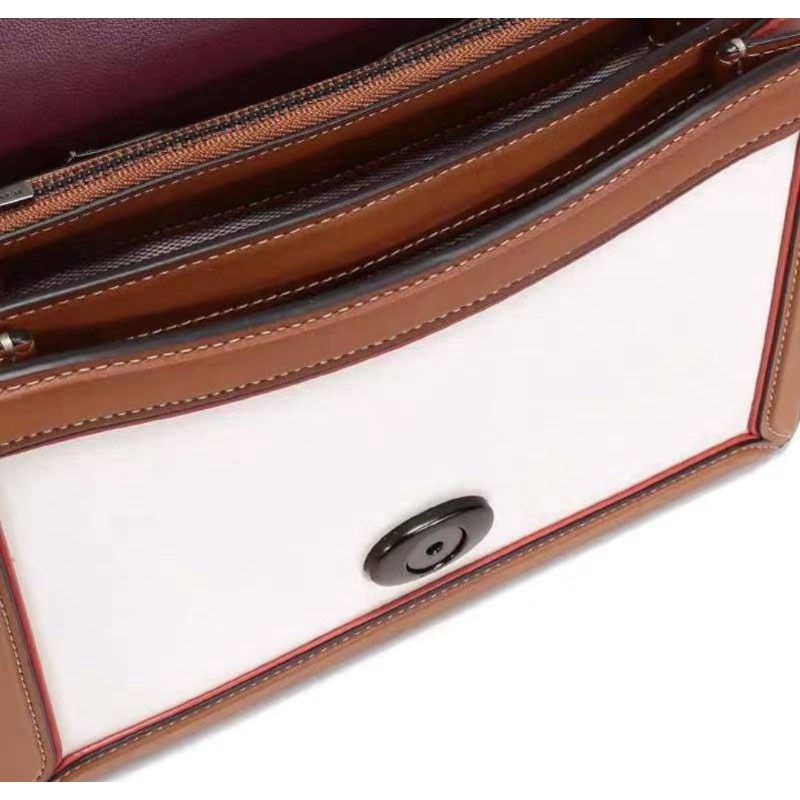 Coach Riley Top Handle 22 In Colorblock (C1049)