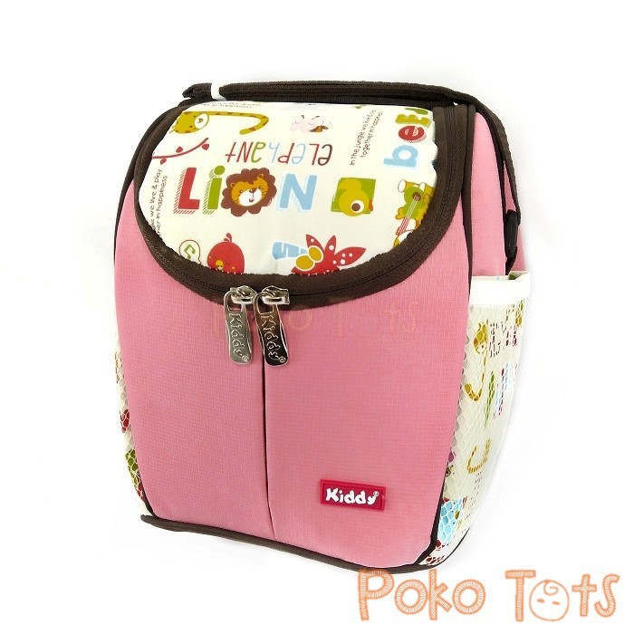 Kiddy Cooler Bag Fun Animal Tas Bekal Anak Lunch Travelling Bag Tas Susu WHS