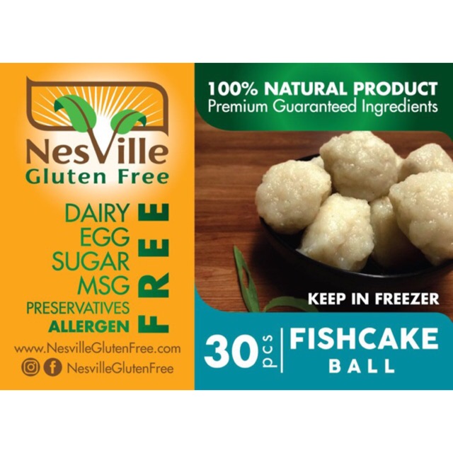 

FISHBALL NESVILLE GLUTEN FREE DIET FOOD SEHAT HALAL NON MSG SUGAR EGG DIARYFREE/ AUTIS FOOD