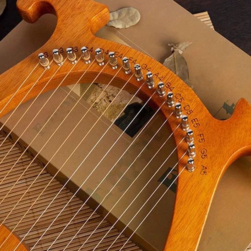 Lyre Mini Harp 16 Strings Harpa Kecapi