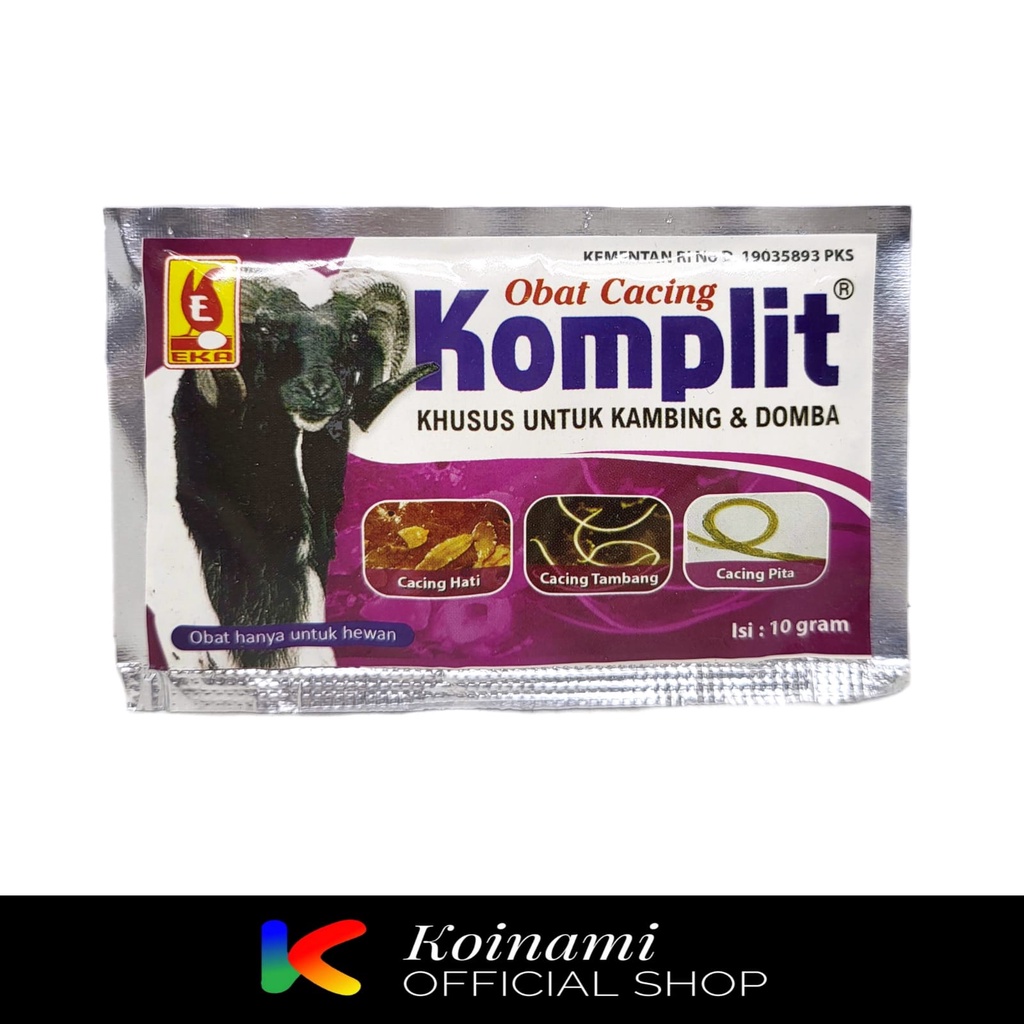 Obat Cacing Komplit Kambing Domba 10gr / Deworming Kambing Domba / Eka Farma