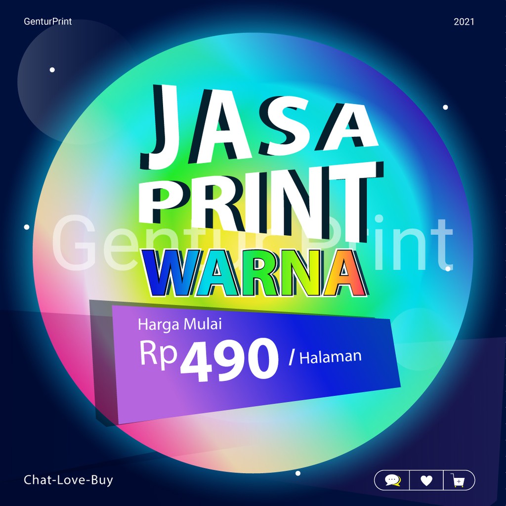 Jasa Print Berwarna (ukuran A4 & B5)