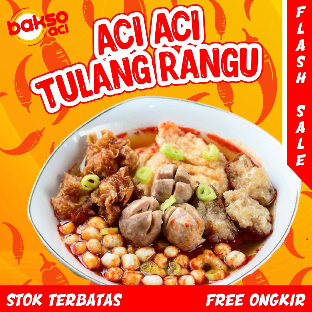 

BASO ACI BOCI BAKSO ACI TULANGRANGU PEDAS