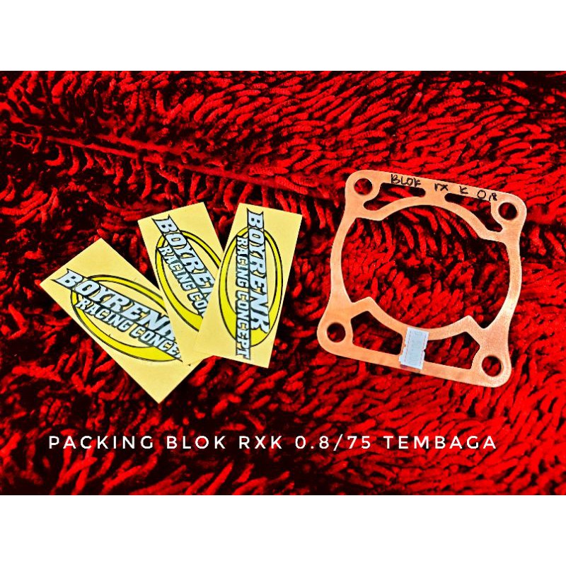 PACKING BLOK RXK 0.8mm TEMBAGA - BOYRENK RACING CONCEPT