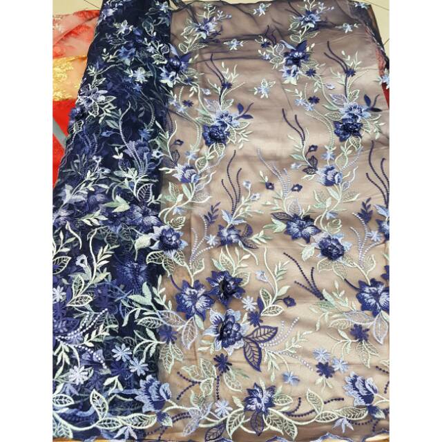 Kain tile 3D multi colour (harga persetengah meter)