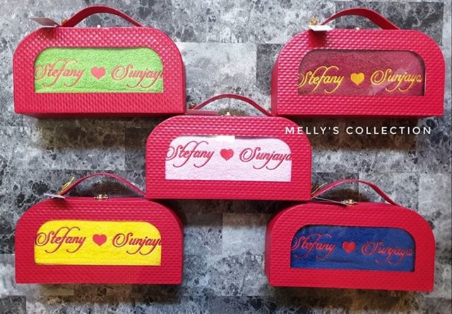 Souvenir Handuk Handbag (include bordir & handbag)