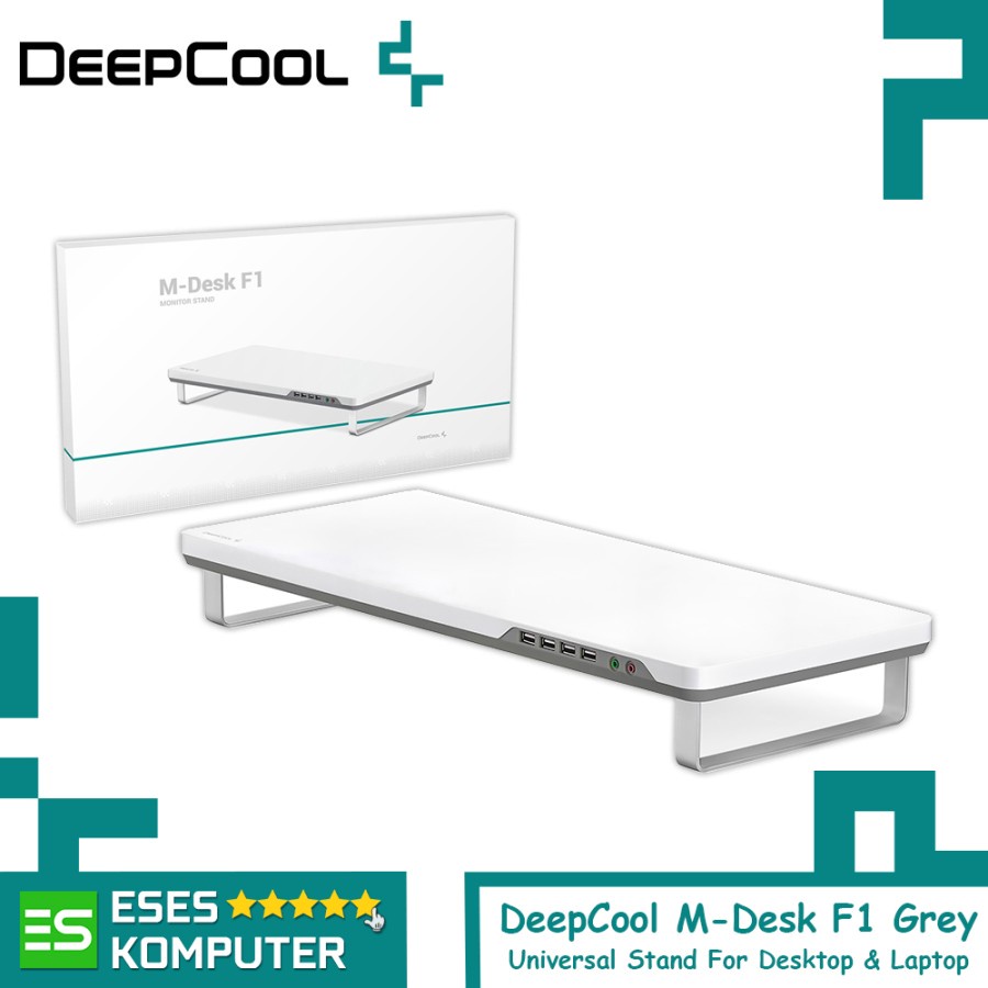 Monitor Stand DeepCool M-Desk F1 Grey | Stand For Desktop Laptop