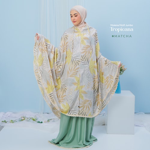 Mukena Mukenah Rukuh Telekung Travel dewasa Jumbo bali bahan adem polos murah motif By Mokena