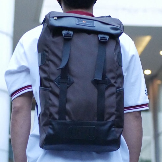 SKY SCRAPPER BROWN |ManNeedMe x URBAN| Tas Ransel Pria Tas Wanita Backpack ORIGINAL