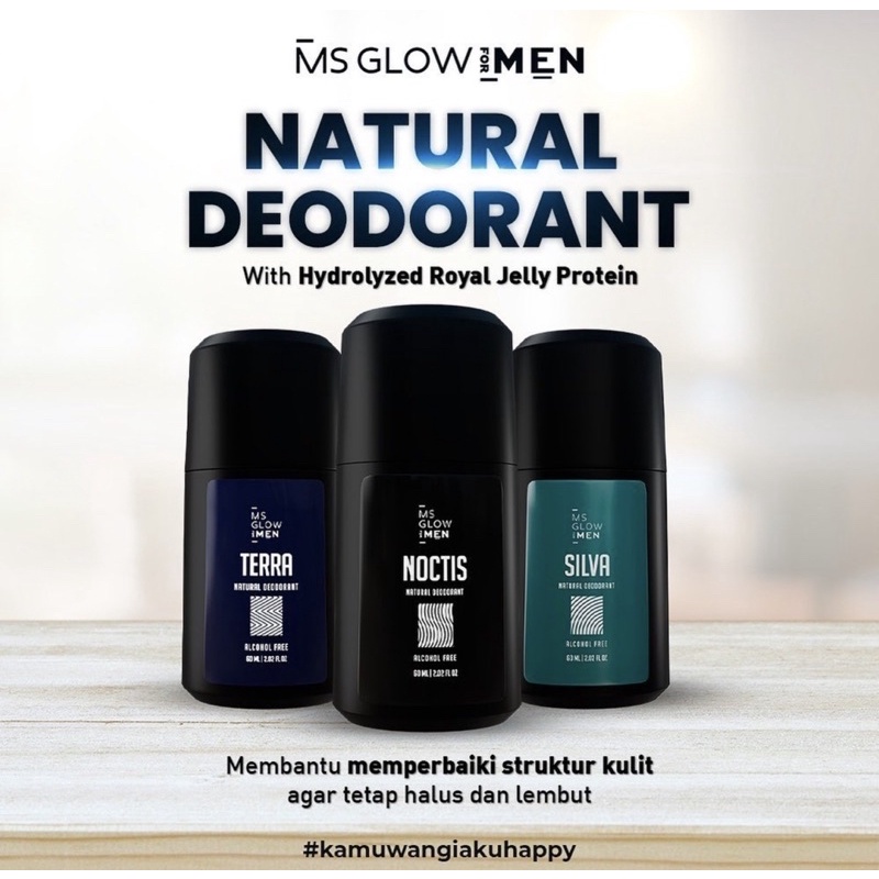 DEODORAN TERRA MSGLOWMEN MSGLOW FOR MEN MSGLOW