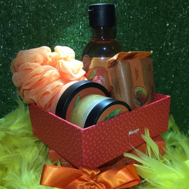 A3 Mango gift set the body shop / the body shop mango / gift set body shop
