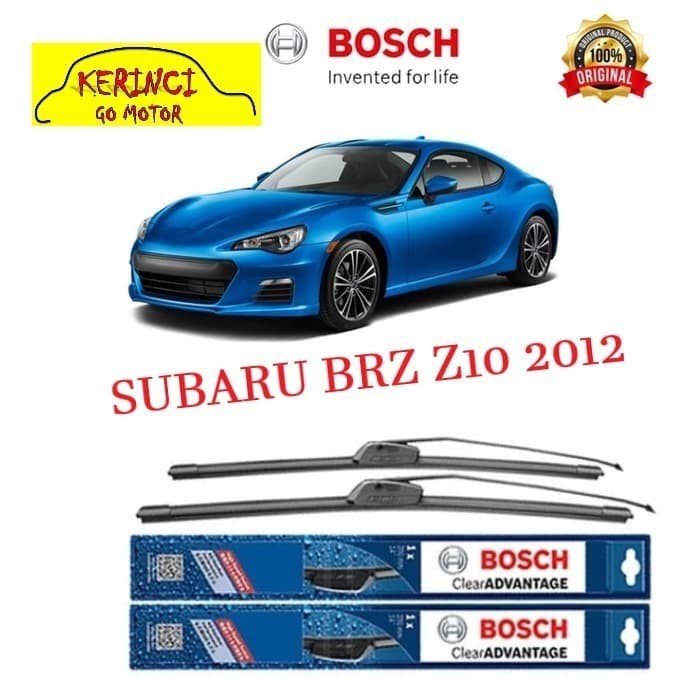 WIPER BOSCH CLEAR ADVANTAGE SUBARU BRZ Z10 2012 22&quot; &amp; 20&quot; SEPASANG