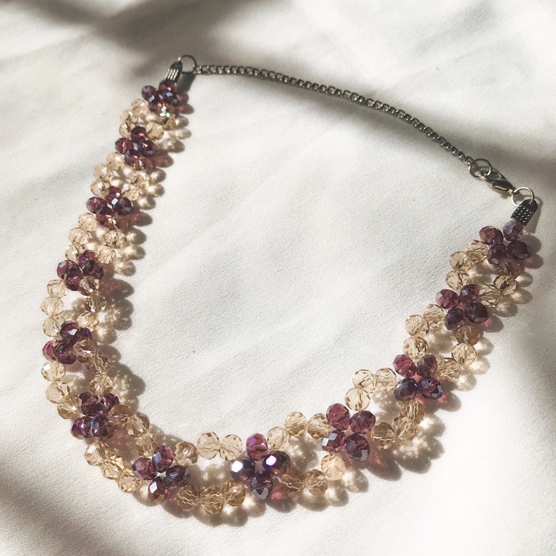 Elle Crystal Choker / Kalung Manik / Kalung Beads / Choker