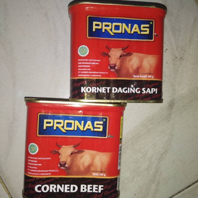 

Kornet sapi pronas 340gr