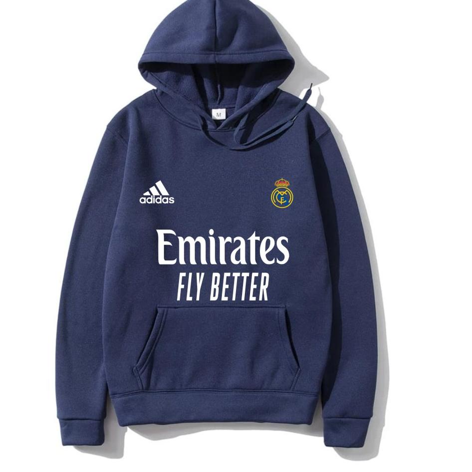 {BIK.19My22ᴹ} jaket hoodie anak laki laki POLOS bola REAL MADRID ronaldo warna merah hitam PUTIH KUN