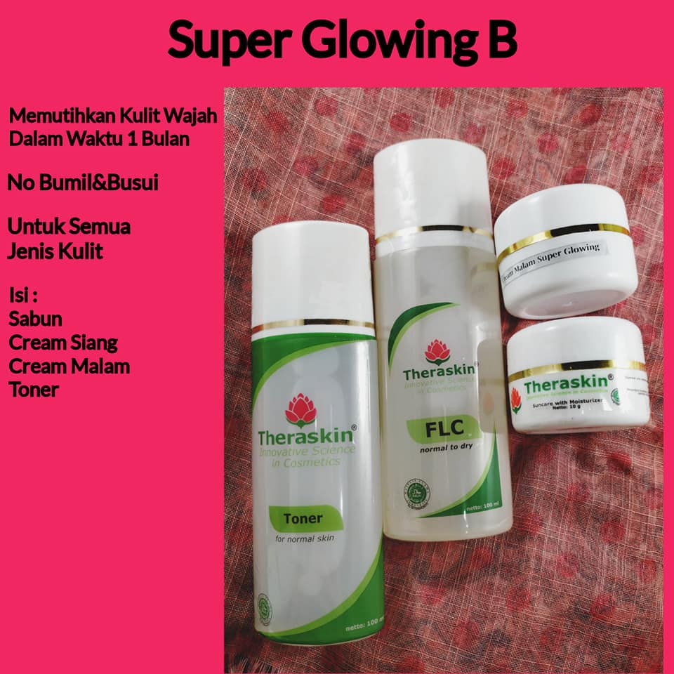 THERASKIN GLOWING / THERASKIN ORIGINAL / CREAM PEMUTIH WAJAH / THERASKIN GLOW / THERASKIN GLOW FORTE