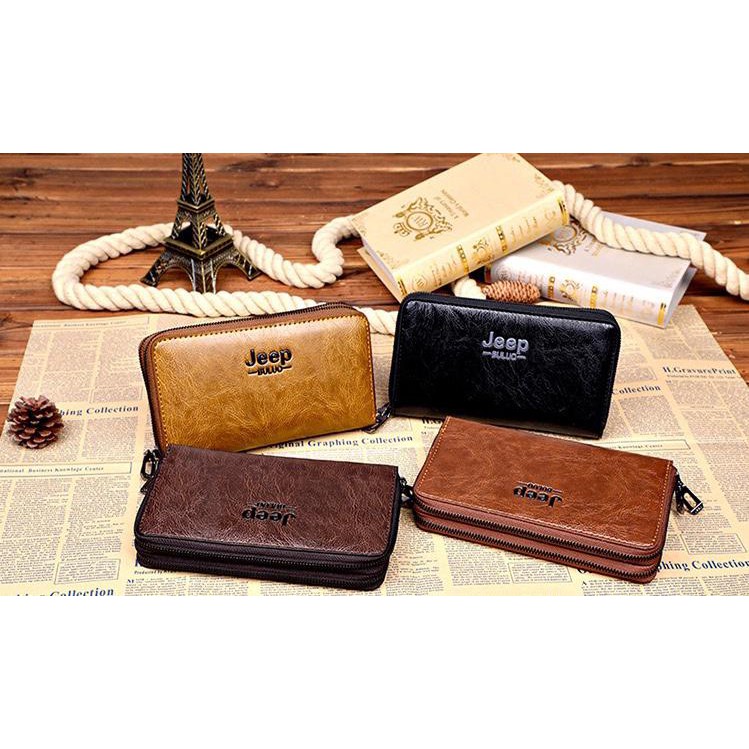 DOMPET TANGAN CLUTCH JEEP 1031 KUALITAS PREMIUM - BISA COD / BAYAR DI TEMPAT