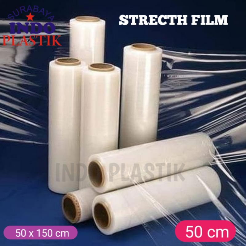 

PLASTIK STRETCH 50cm x 150 meter strech film shrink segel wrap