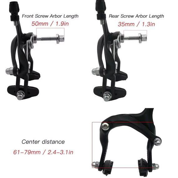 PROMO  U Brake Long Reach . Ubrake rem Caliper Penjepit kaliper . bkn tektro radius shimano sora