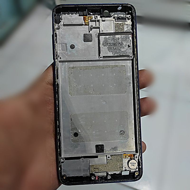 Frame lcd Lenovo k5 k350t - basel bazel tulang tengah tatakan lcd Lenovo k5 k350t original copotan