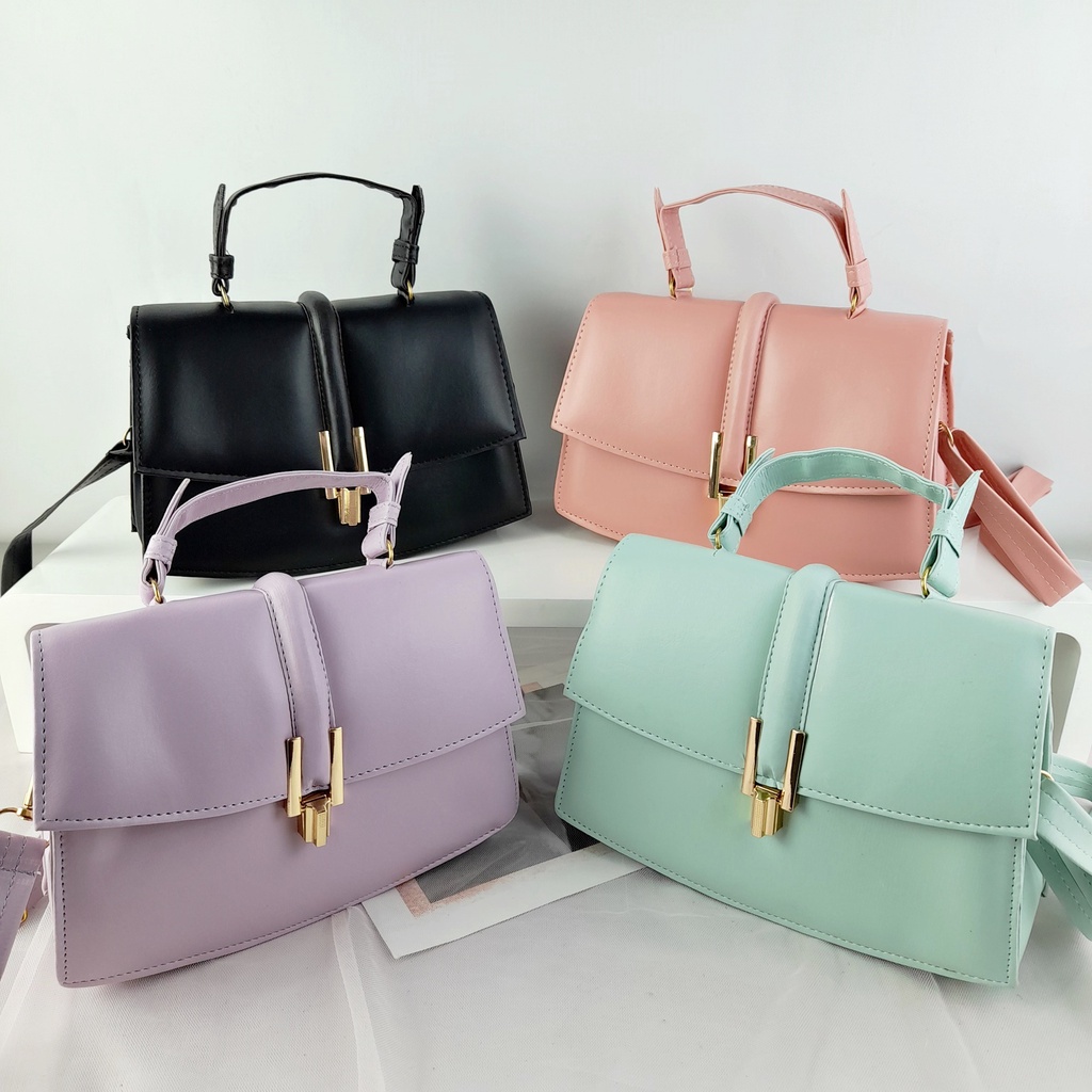 Tas Selempang Wanita Tenteng Sling Bag Lokal KT062 KT063 KT064