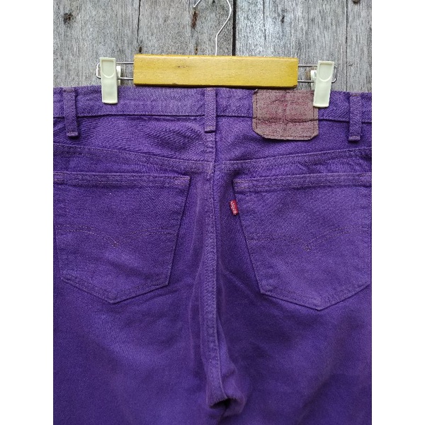 levis 501 straight purple ungu size fit 31 second original preloved