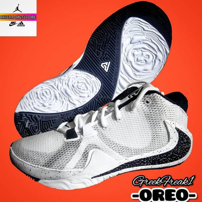⭐⭐ PROMO TERBATAS SEPATU OLAHRAGA⭐⭐ NIKE GREEK FREAK 1 OREO MENSIZE EKONOMIS