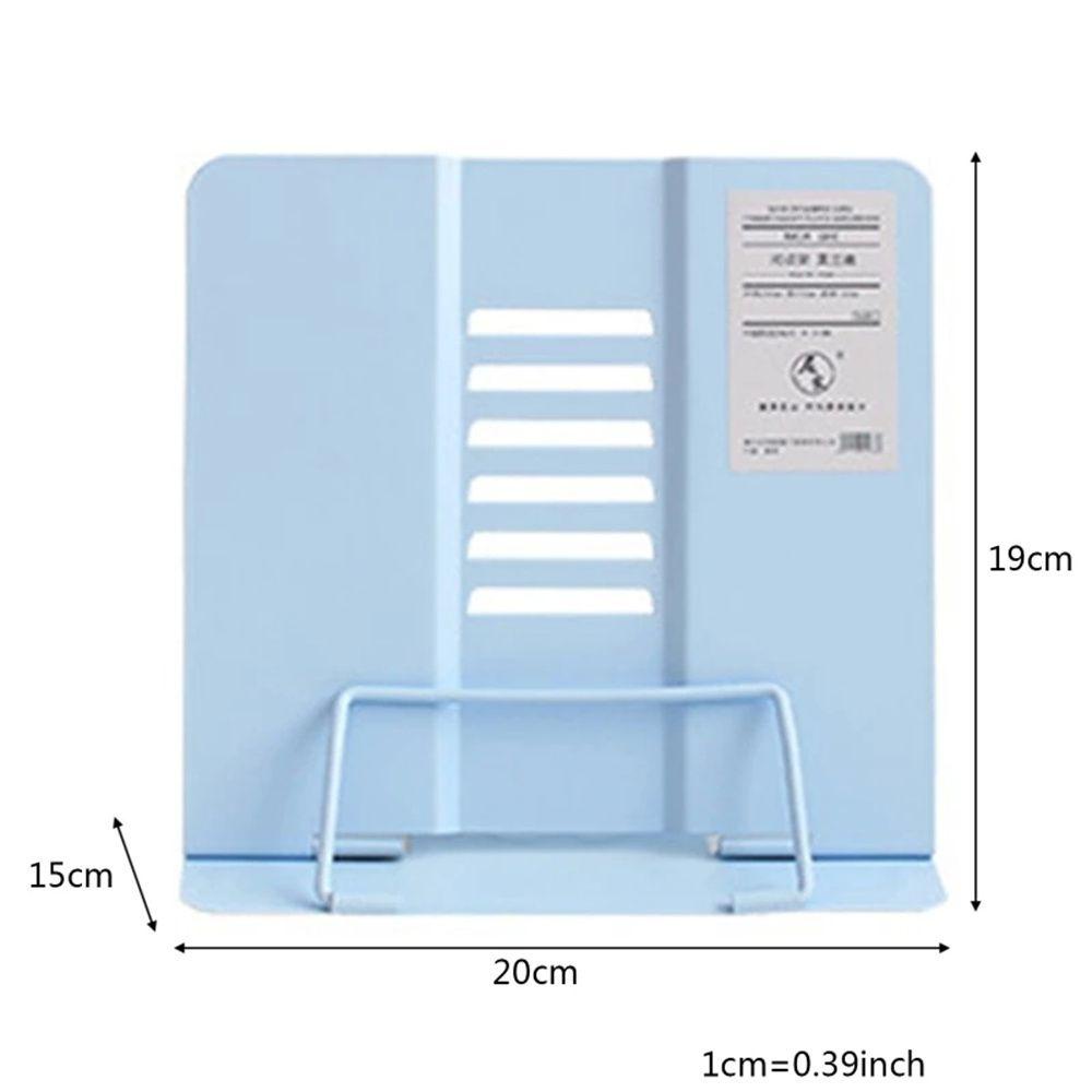 [Elegan] Bookends Metal Multi-Fungsi Meja Organizer Aksesoris Meja Dukungan Membaca Istirahat Tempat Buku