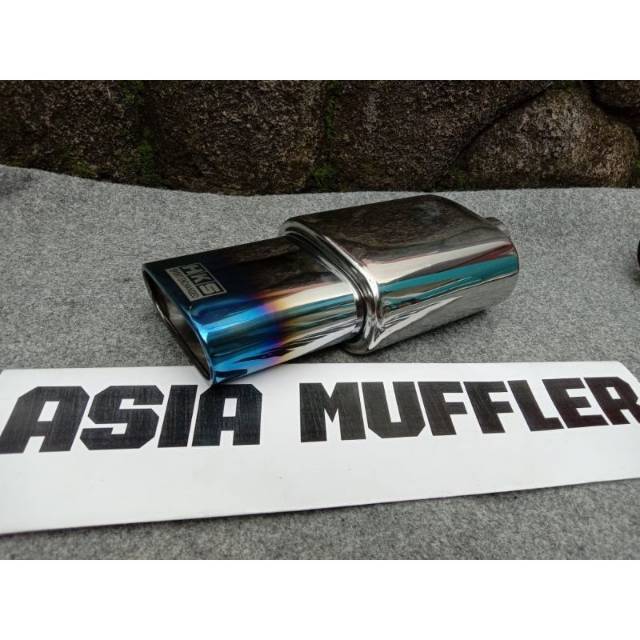 Knalpot mobil hks kotak blue