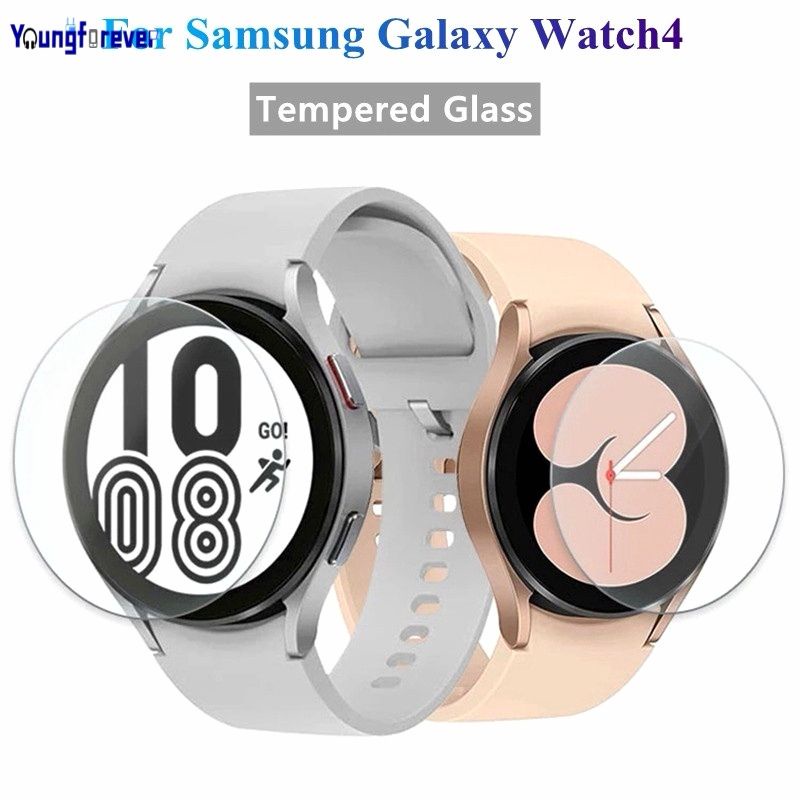 Tempered Glass Samsung Galaxy Watch 4 40mm 44mm 40 44 mm Antigores Screen Protector Guard