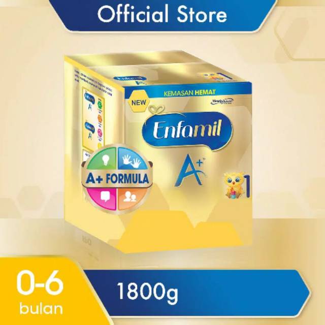 

Enfamil A+ 1 Plain 1800gr - Susu Formula Bayi