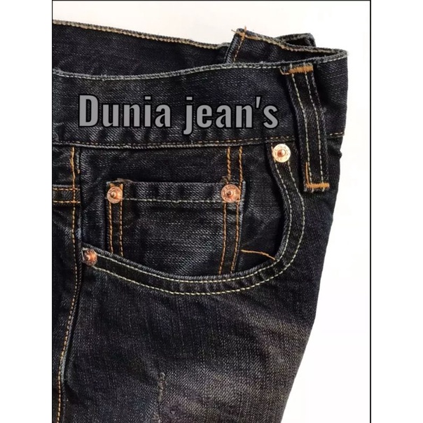 DJ //CELANA JEANS  BAHAN ORIGINAL JEANS LVS / CELANA PANJANG PRIA KEKINIAN